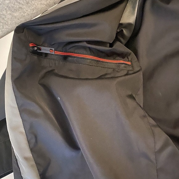 Strellson Men's Jacket Wooster Size‎ 50 Black Hidden Buttons Pockets Rain - Picture 13 of 16